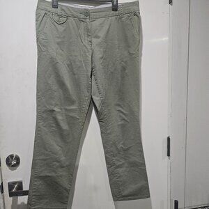Tommy Hilfiger Pants for women size 12 green in color